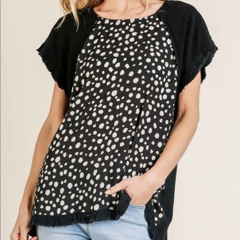 Umgee linen blend top